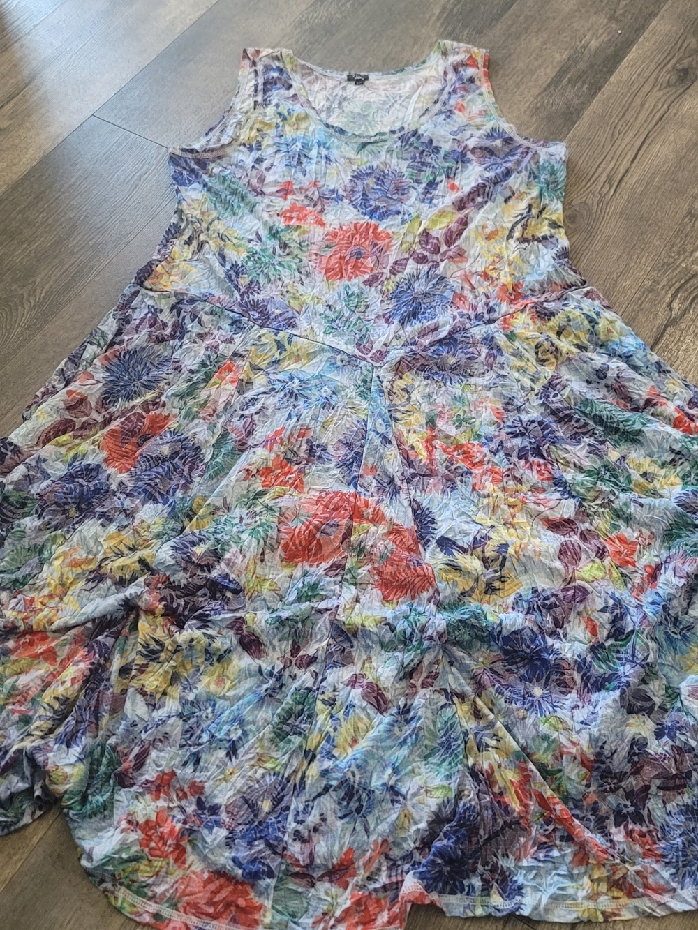 Shana Crinkle Dress - Multi Color Floral
